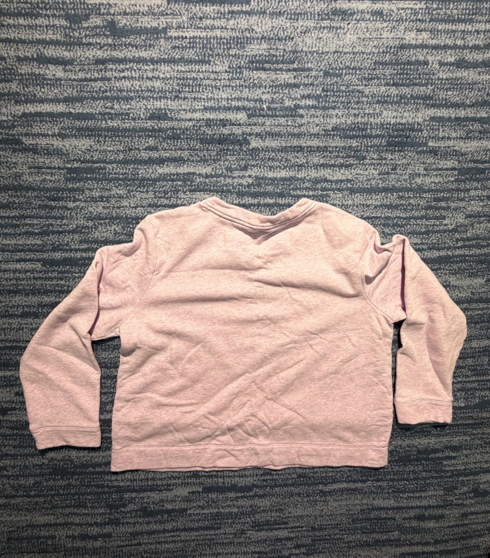 Talbots Sequin Bow Sweatshirt XL Purple Heather Pullover 12