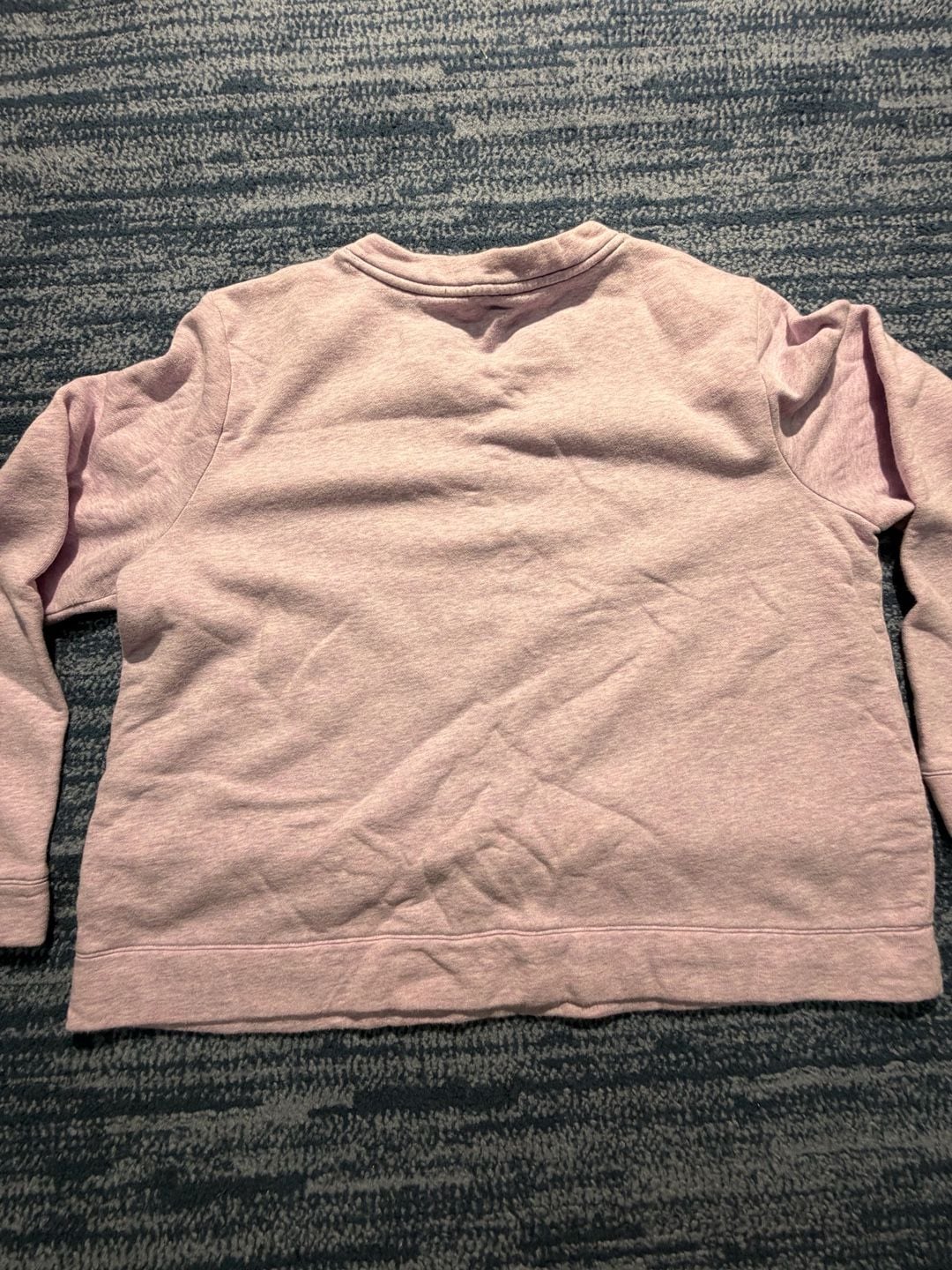 Talbots Sequin Bow Sweatshirt XL Purple Heather Pullover 14