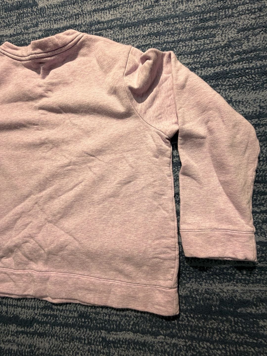 Talbots Sequin Bow Sweatshirt XL Purple Heather Pullover 15