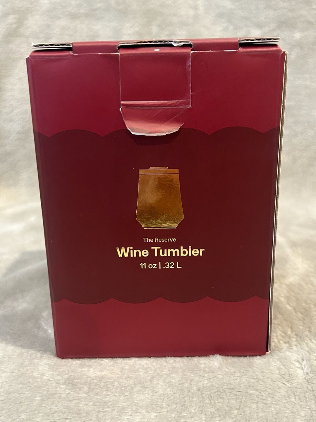 The Valentine's Day Textured Reserve Wine Tumbler 2