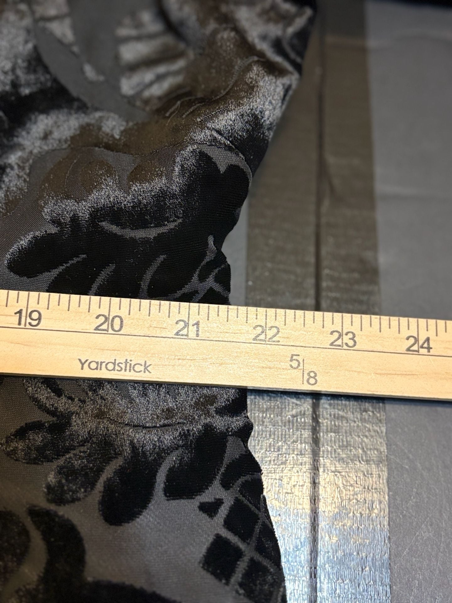 Eliza J Velvet Dress Size 18W Black Burnout 7