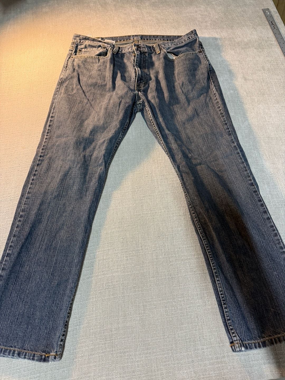 Levi's 559 Relaxed Straight Jeans 36x30 Blue Denim 2