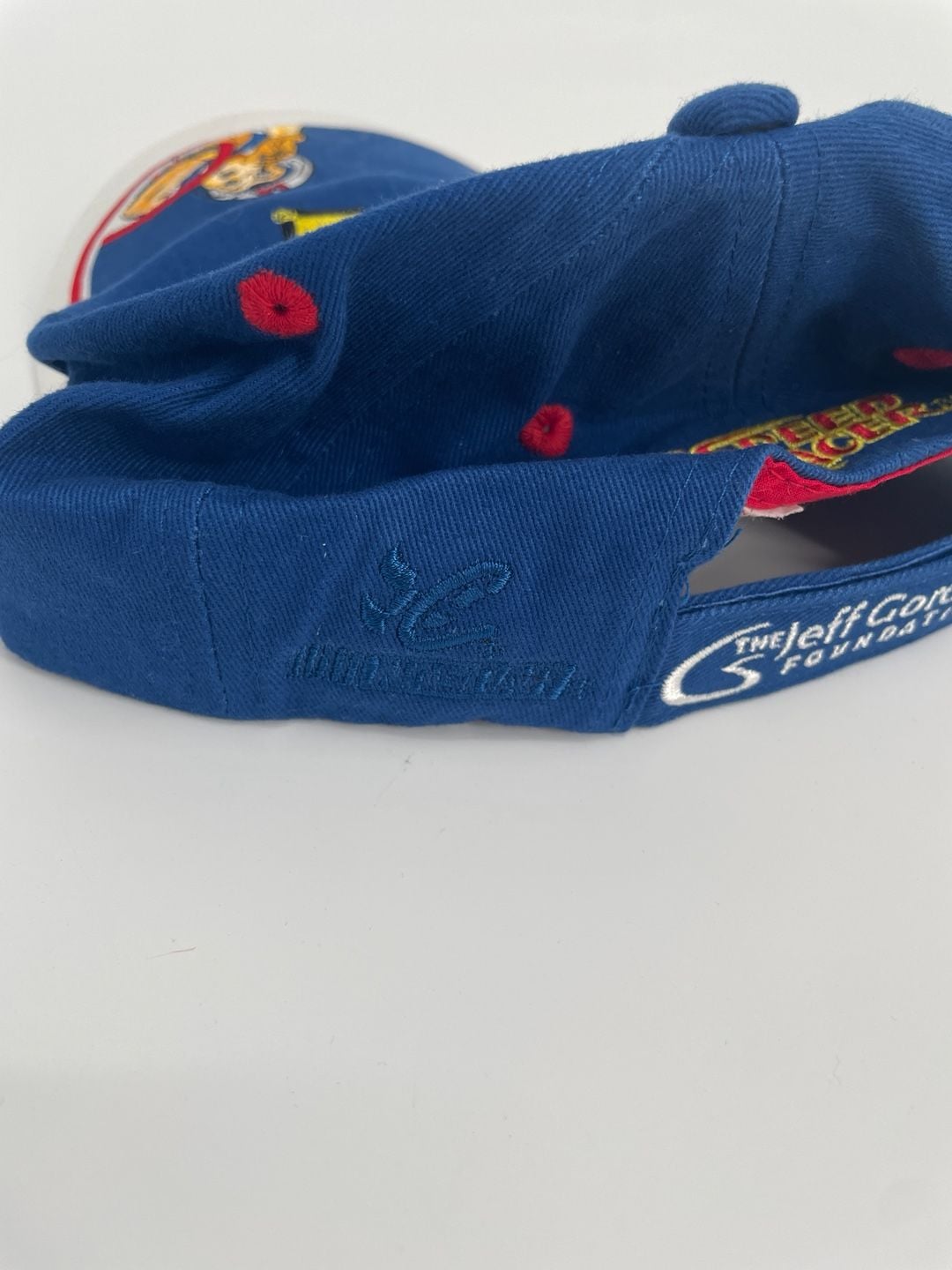 Vintage Speed Racer 24 Embroidered Hat Blue White 5