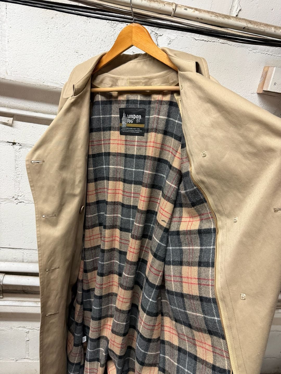 London Fog Trench Coat Tan 7
