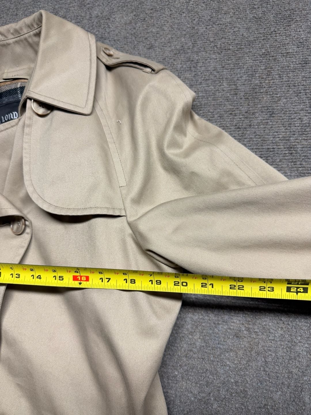 London Fog Trench Coat Tan 8