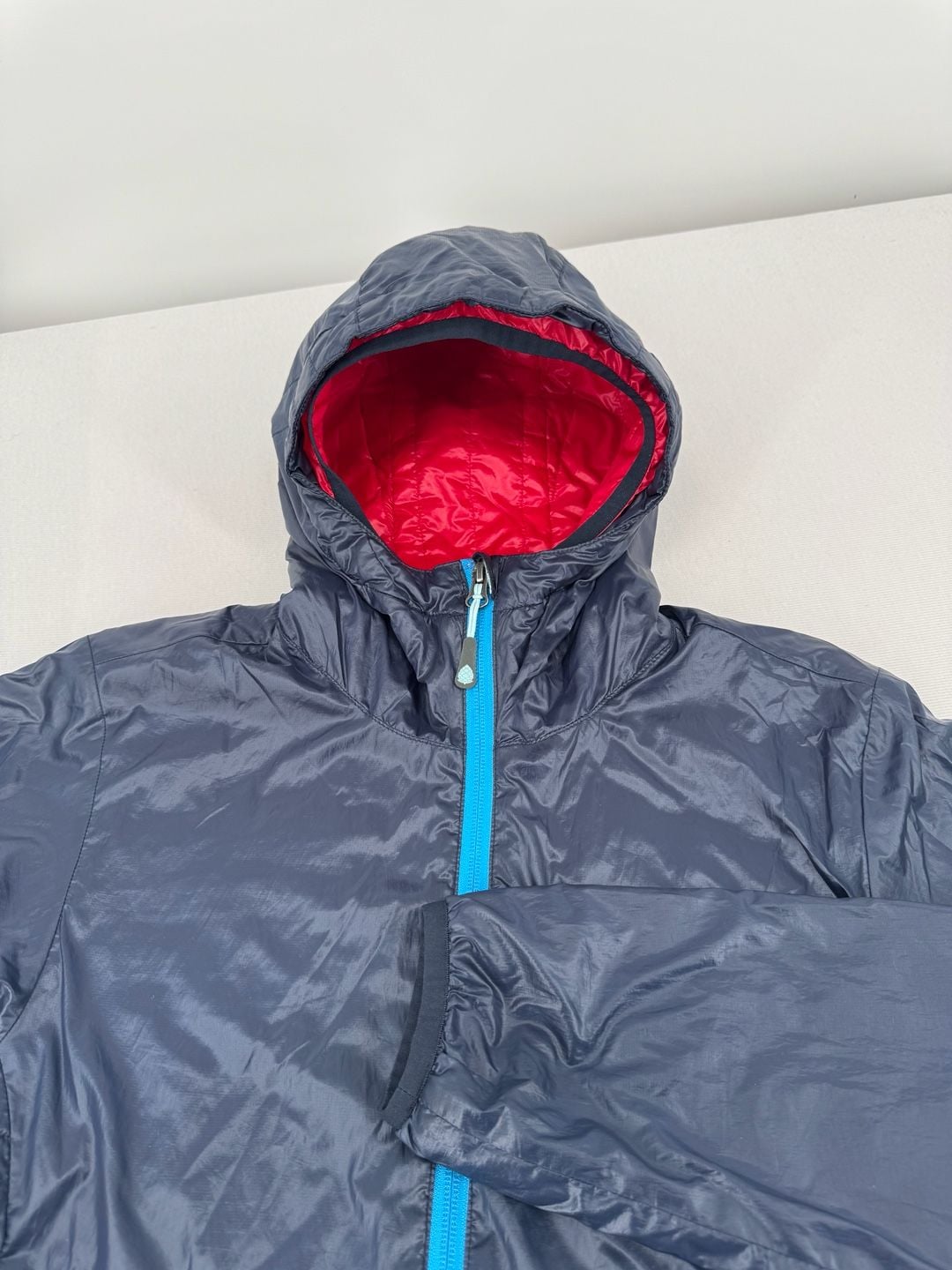 Stio Pinion Down Hooded Jacket Navy Blue 2