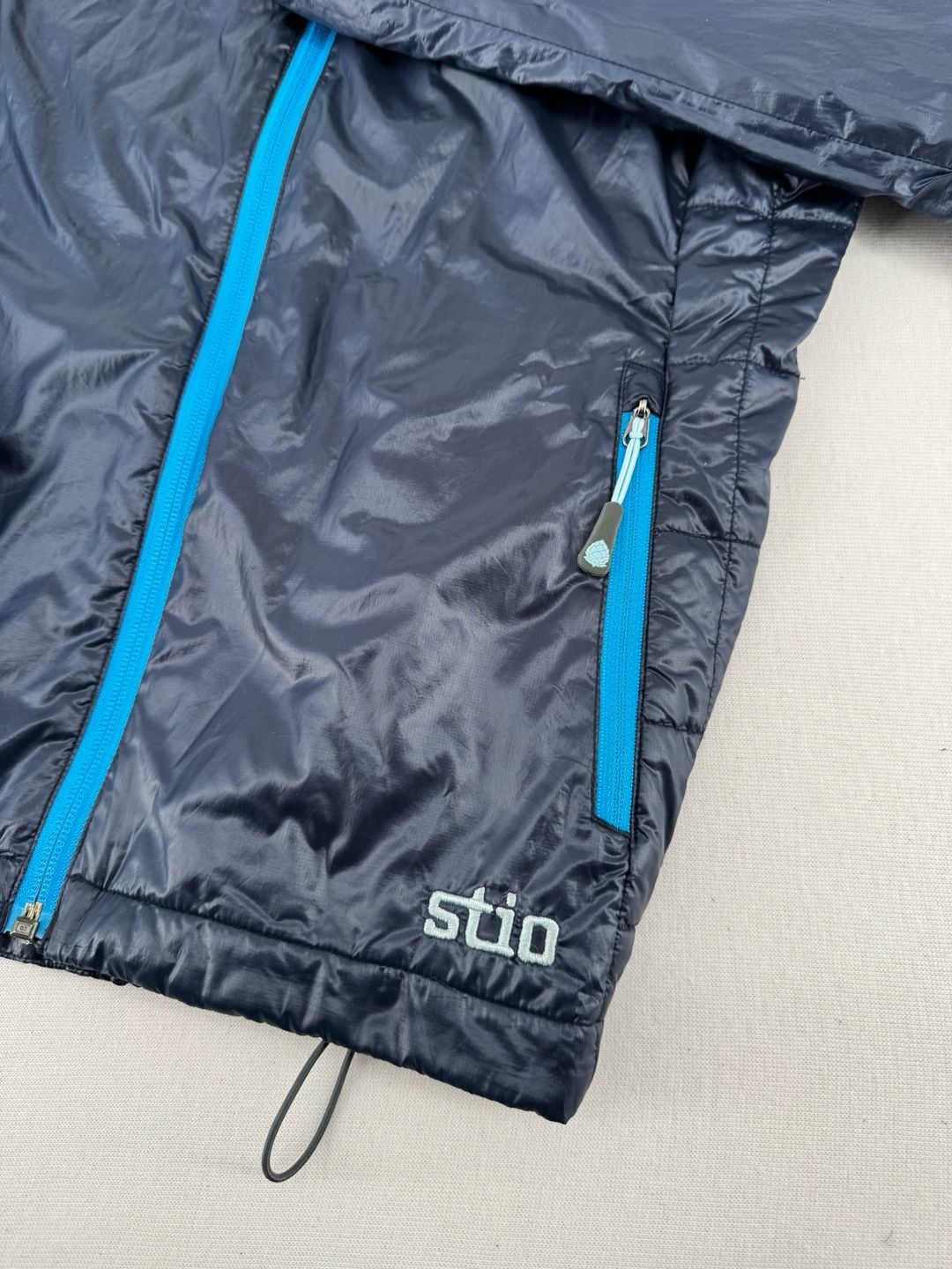 Stio Pinion Down Hooded Jacket Navy Blue 6