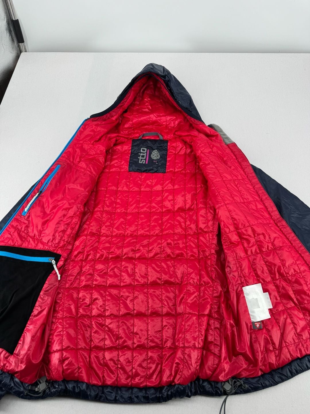Stio Pinion Down Hooded Jacket Navy Blue 8
