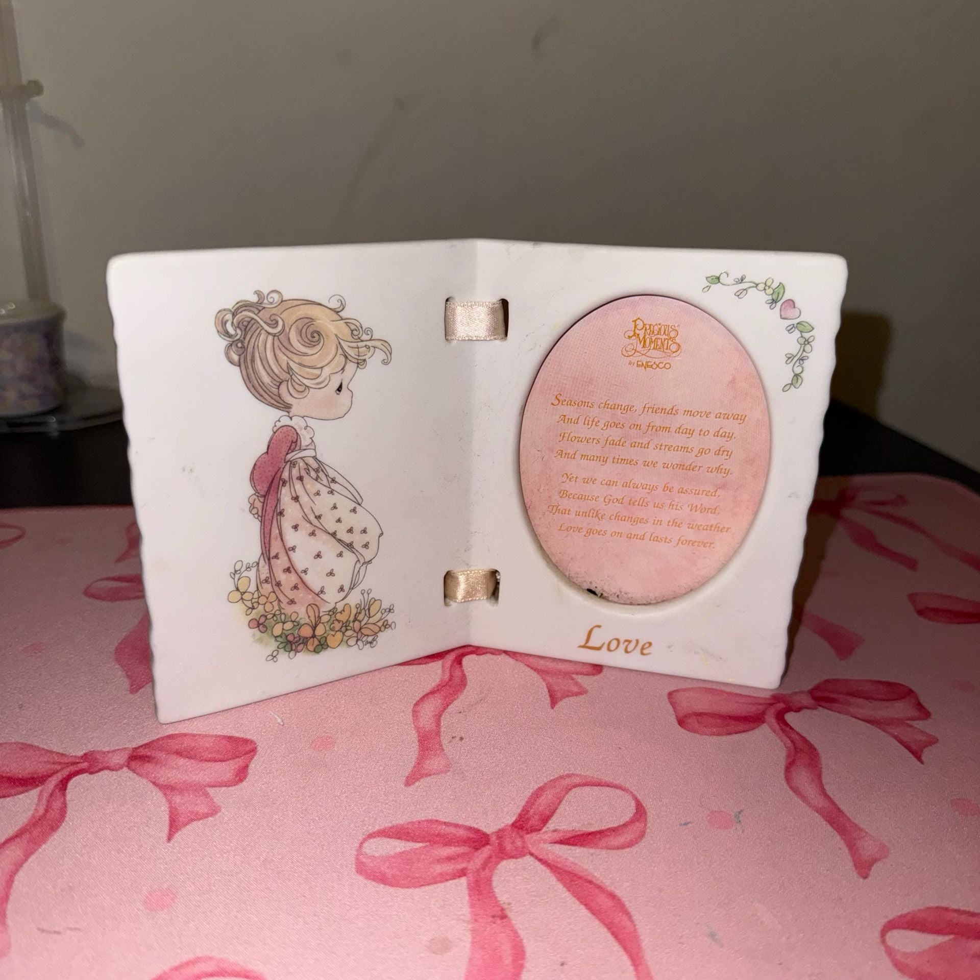 Precious Moments Enesco Ceramic Double Frame Love 547204 1