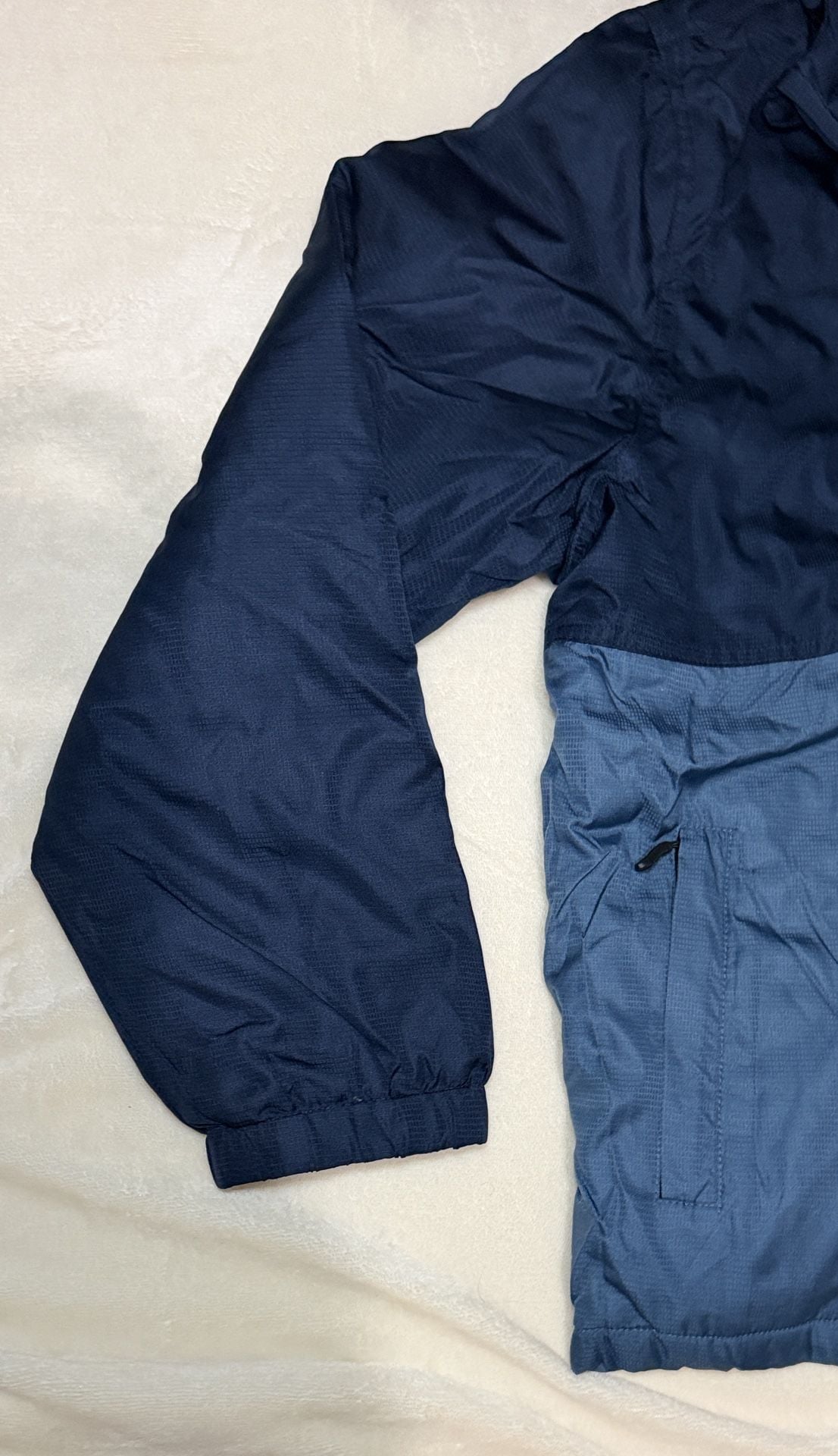 Reebok Hooded Jacket Size L Navy Blue 3