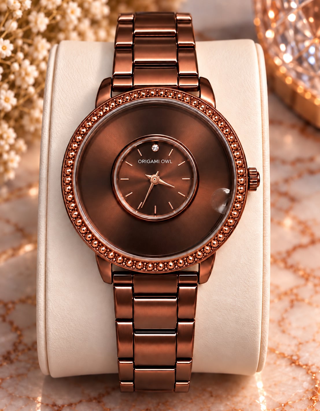 Origami Owl Chocolate Living Locket Watch 2