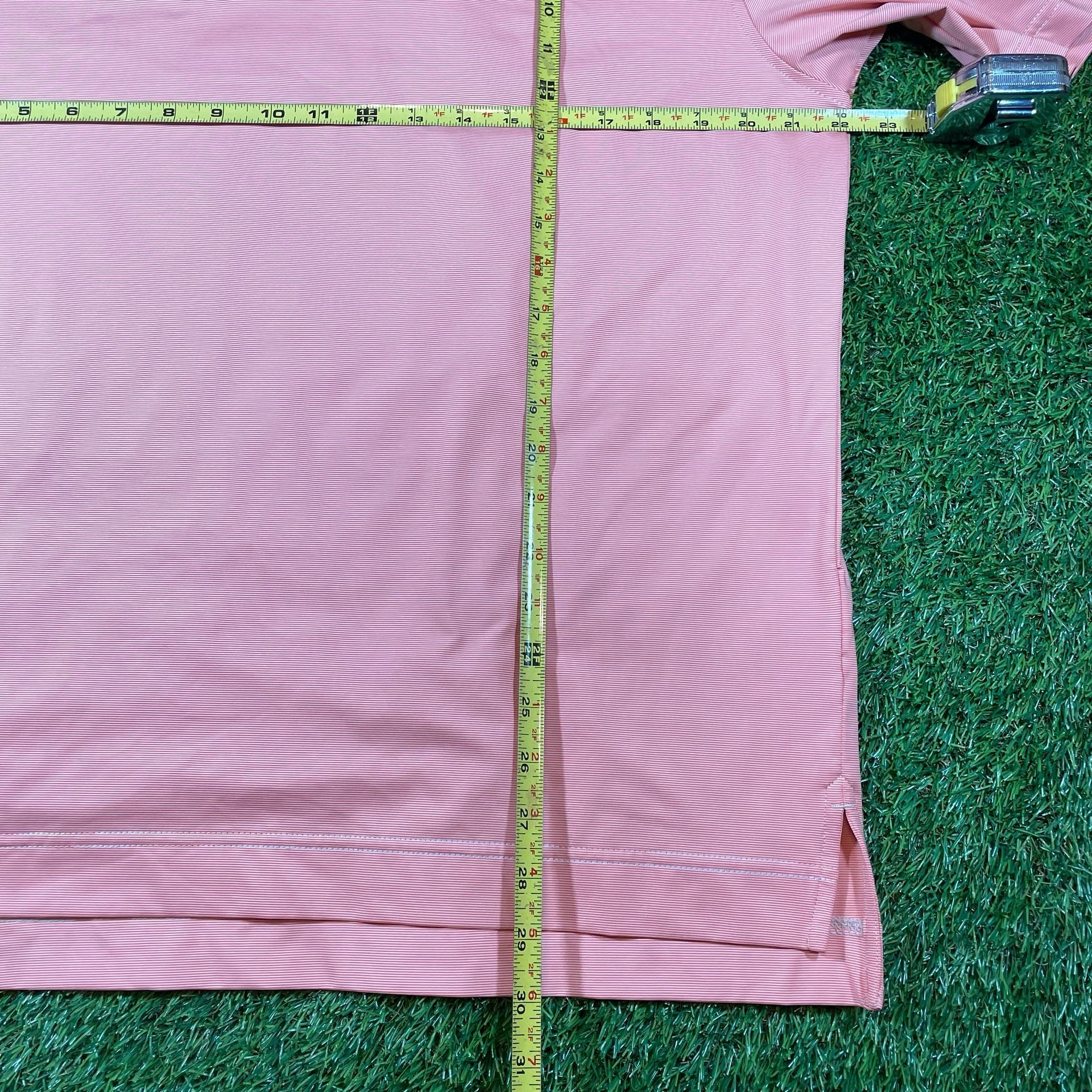FootJoy FJ Golf Polo Shirt Pink Striped PGA Championship 8