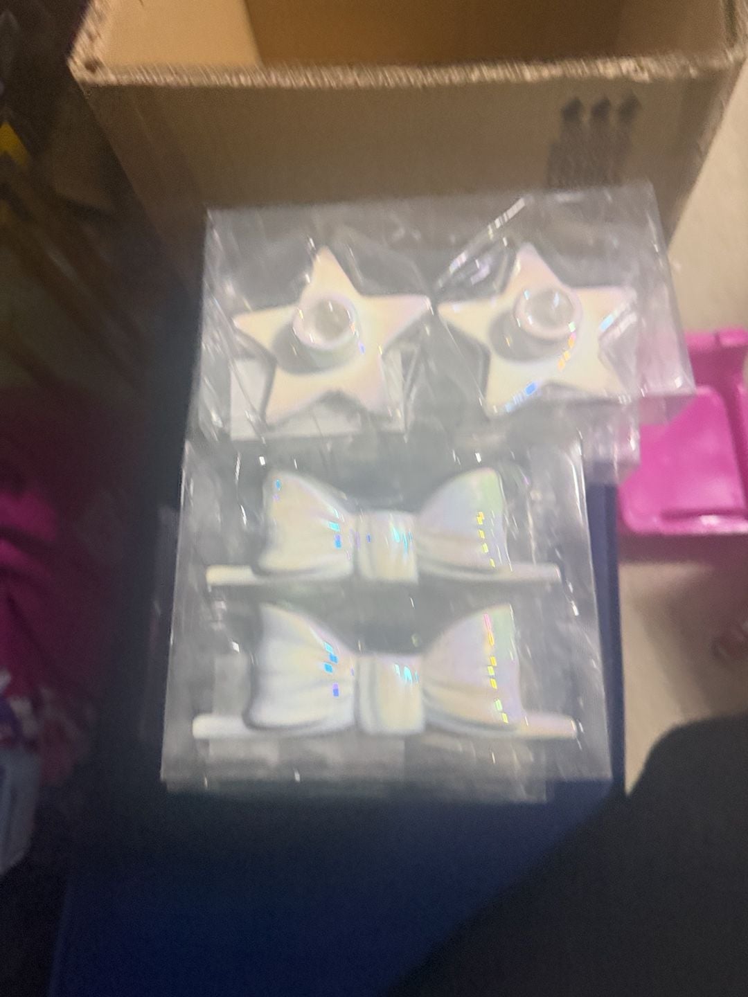 5 Star Ceramic Taper Holders 2 Count Set
4 bow ceramic taper holders to count set total of nine sets 3
