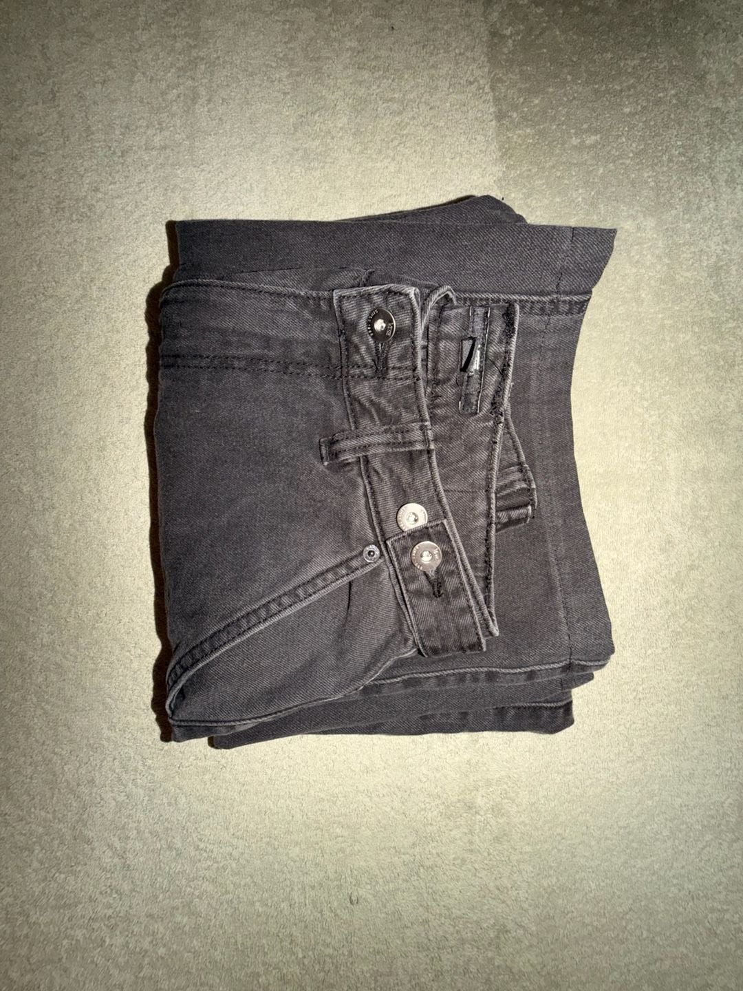 Vans Barrel Jeans Size 27 Black Denim Relaxed Wide Leg Pants Baggy Skater Jeans 13