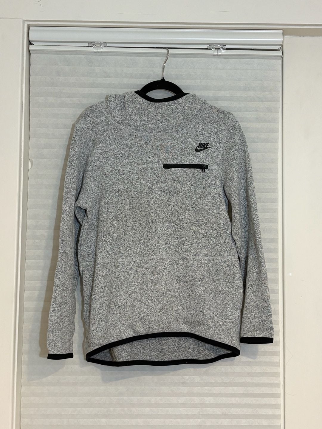 Nike Tech Fleece Hoodie Grey Melange Size S 2