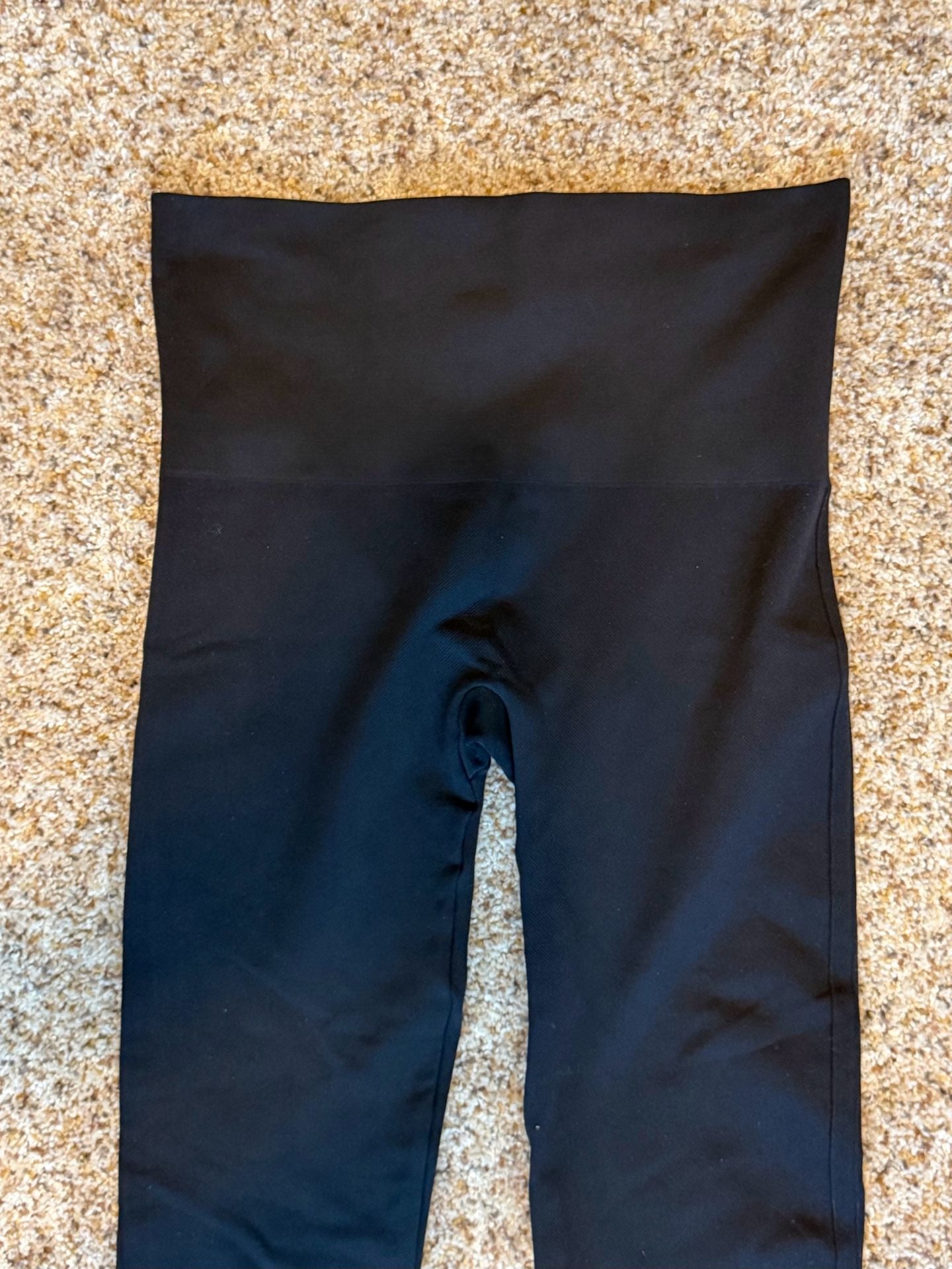 Spanx Seamless High Waisted Black Leggings 3