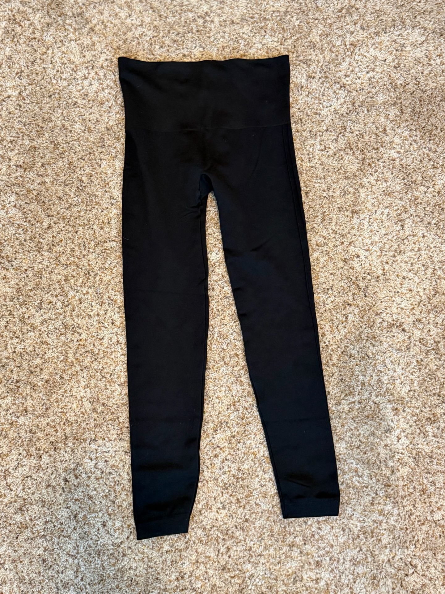 Spanx Seamless High Waisted Black Leggings 5