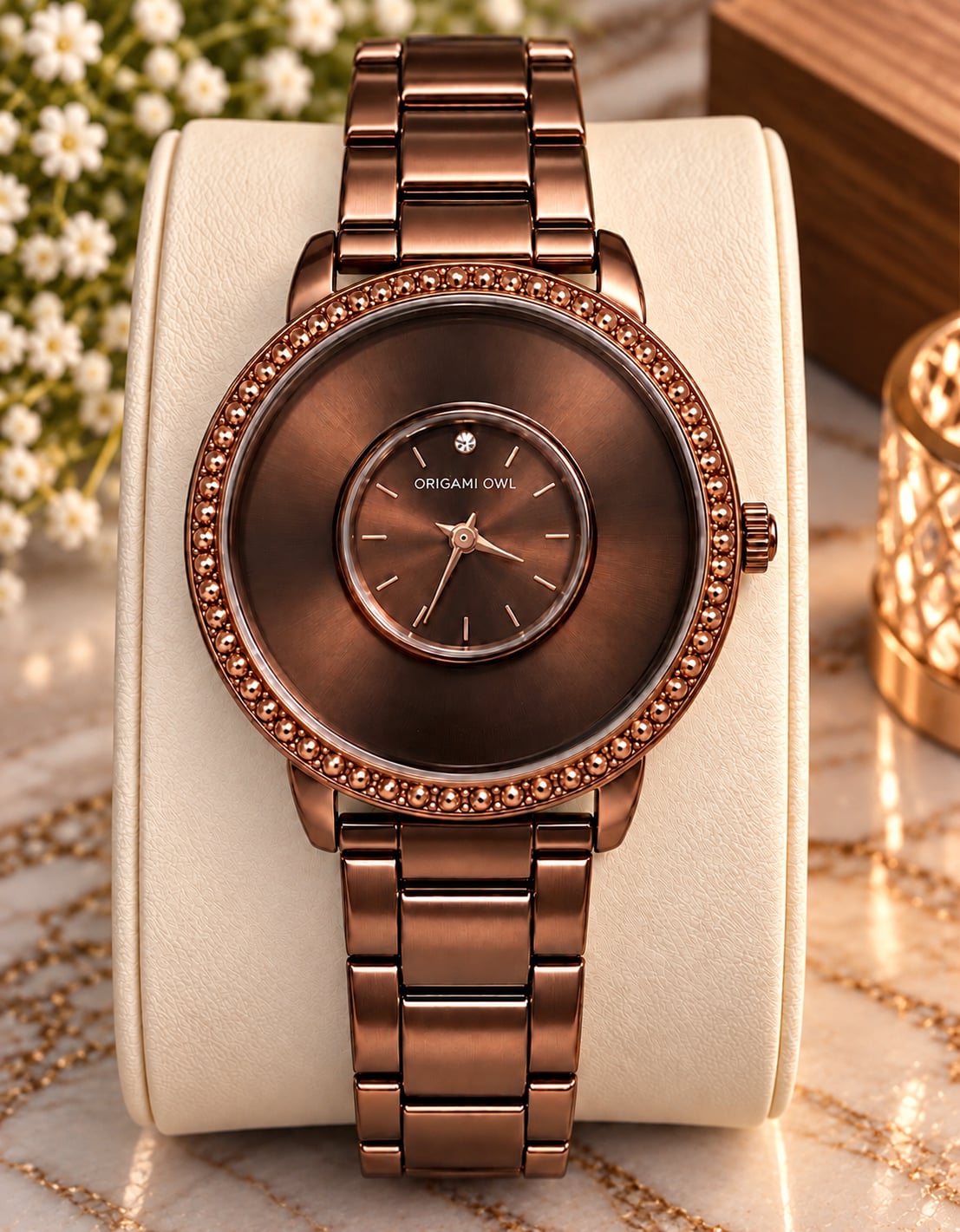 Origami Owl Chocolate Living Locket Watch 2