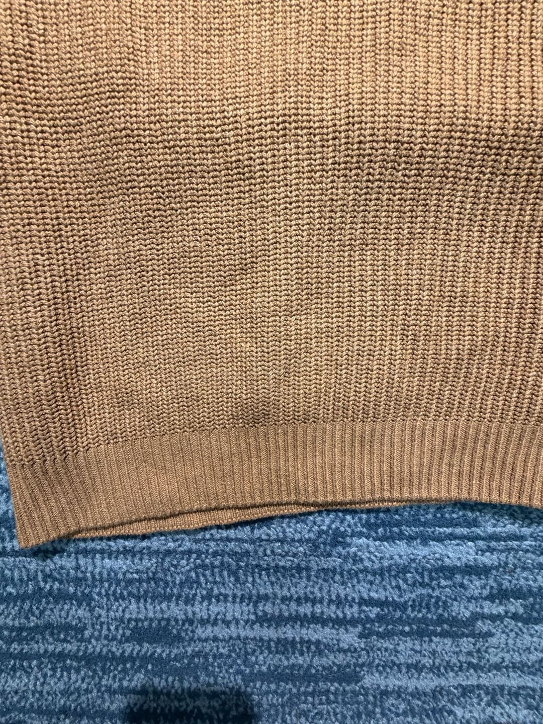 Marled Reunited Clothing V-Neck Sweater Vest Size L Brown Ribbed 4