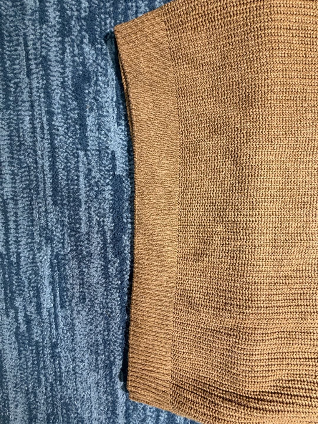 Marled Reunited Clothing V-Neck Sweater Vest Size L Brown Ribbed 9
