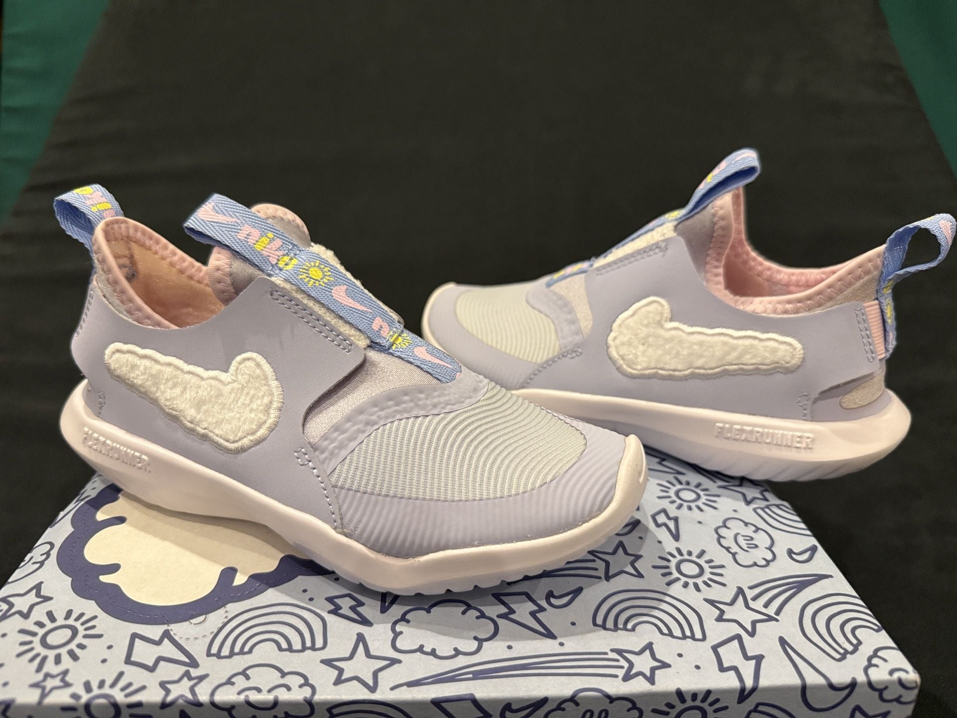 Nike Flex Runner 2 Size 12.5C Purple Pink Cloud Sneakers 6