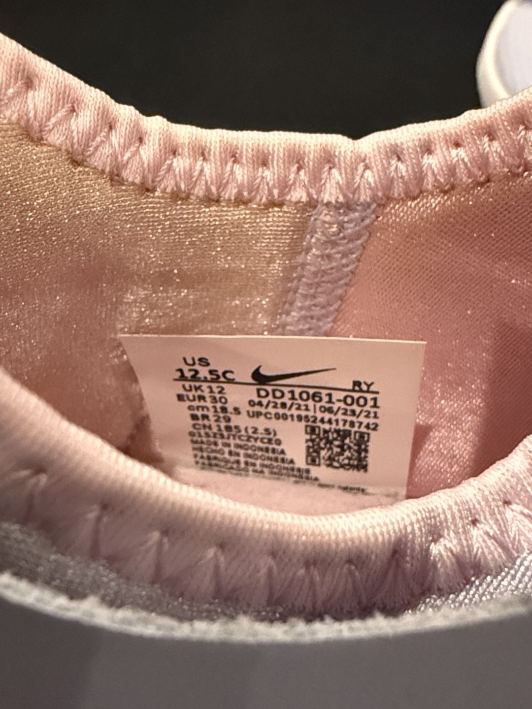 Nike Flex Runner 2 Size 12.5C Purple Pink Cloud Sneakers 7