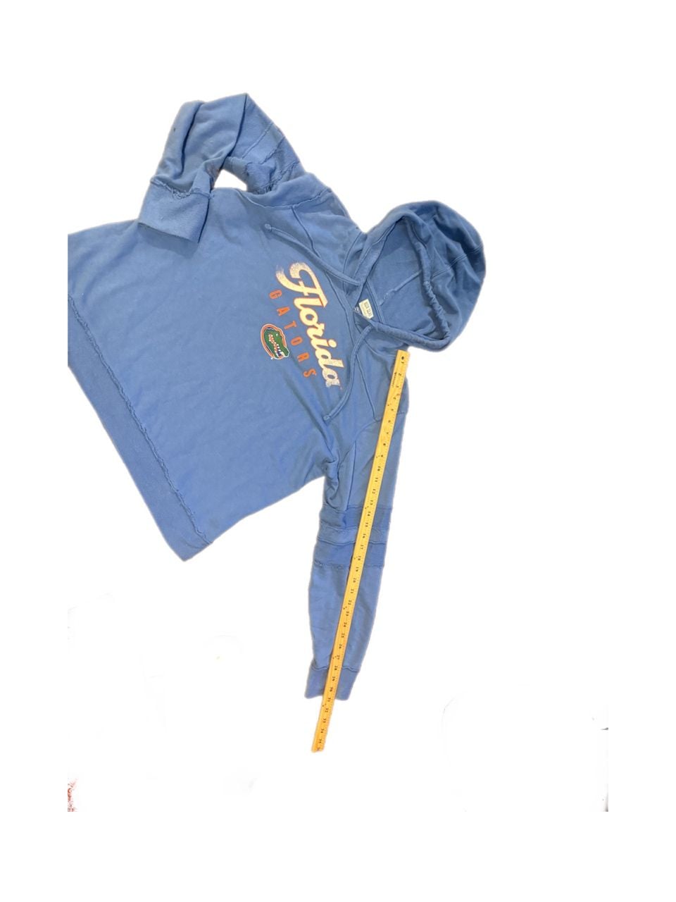 Women’s Florida Gators Box Seat hoodie in vintage wash blue sweatshirt 2XL 6