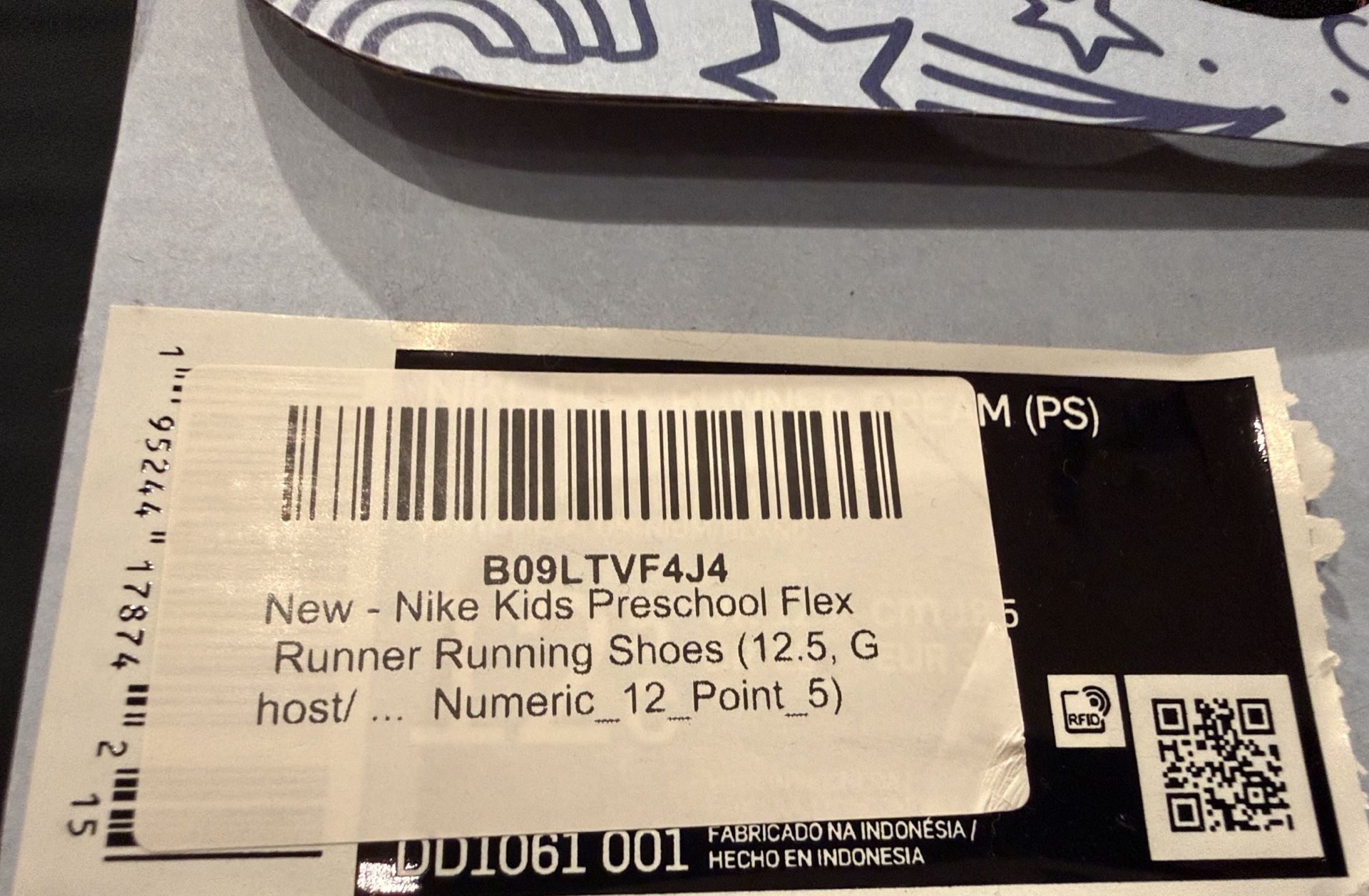 Nike Flex Runner 2 Size 12.5C Purple Pink Cloud Sneakers 9