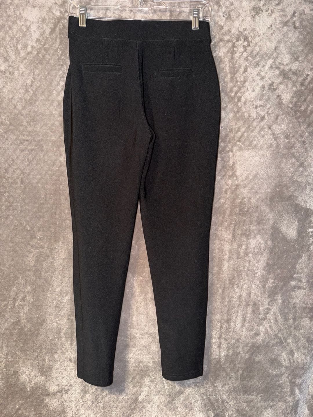 Indero High Waist Pleated Tapered Pants Size L/XL Black 7