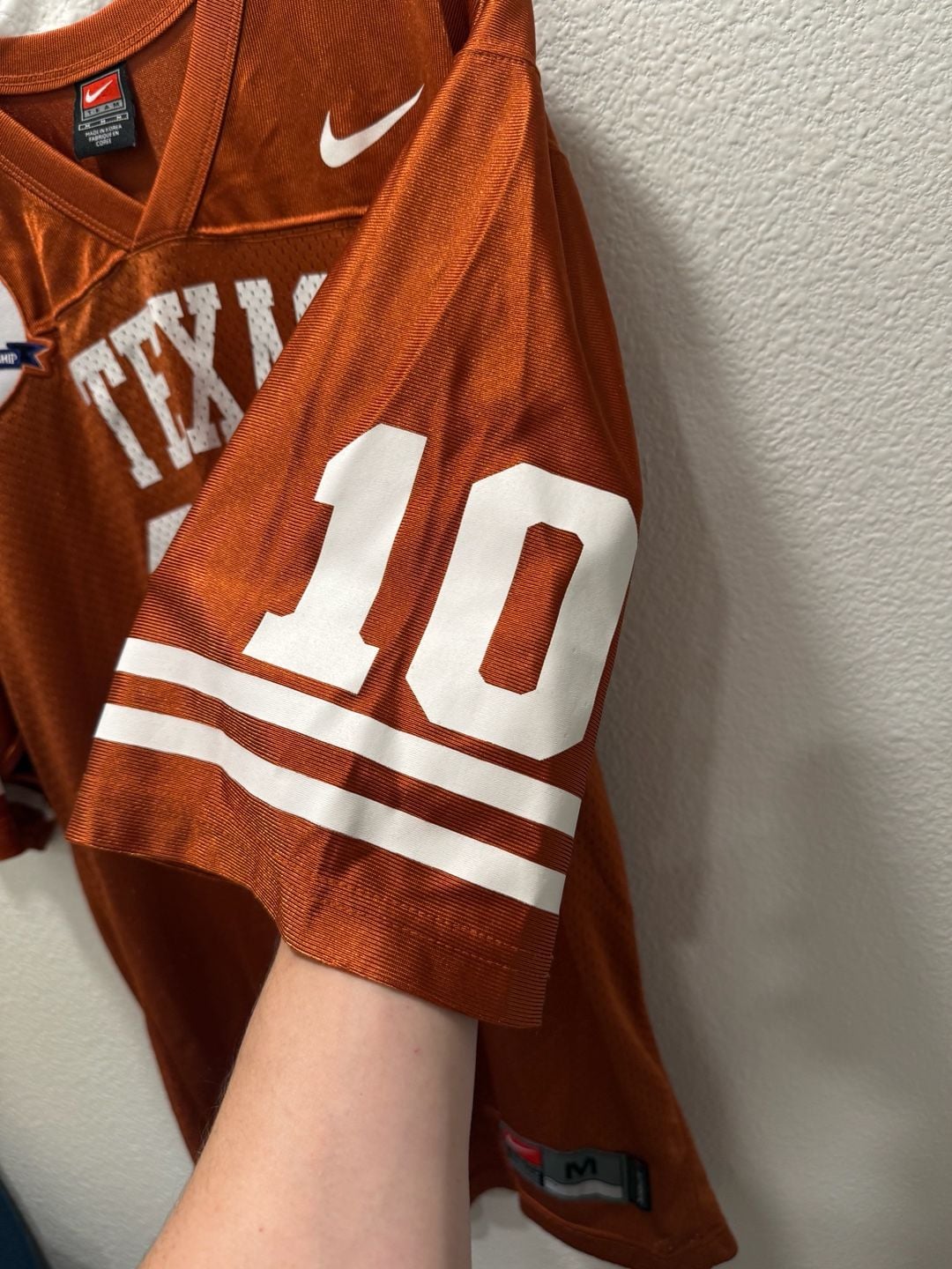 Nike Texas Longhorns Rose Bowl Game Jersey Size M 2006 Vince young college UT 7