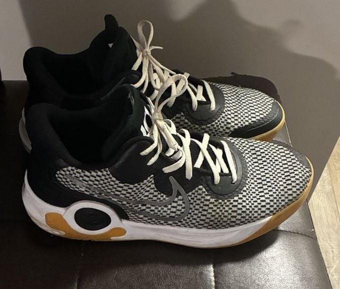 Nike KD Trey 5 IX Size 14 Black White Basketball Shoes 3