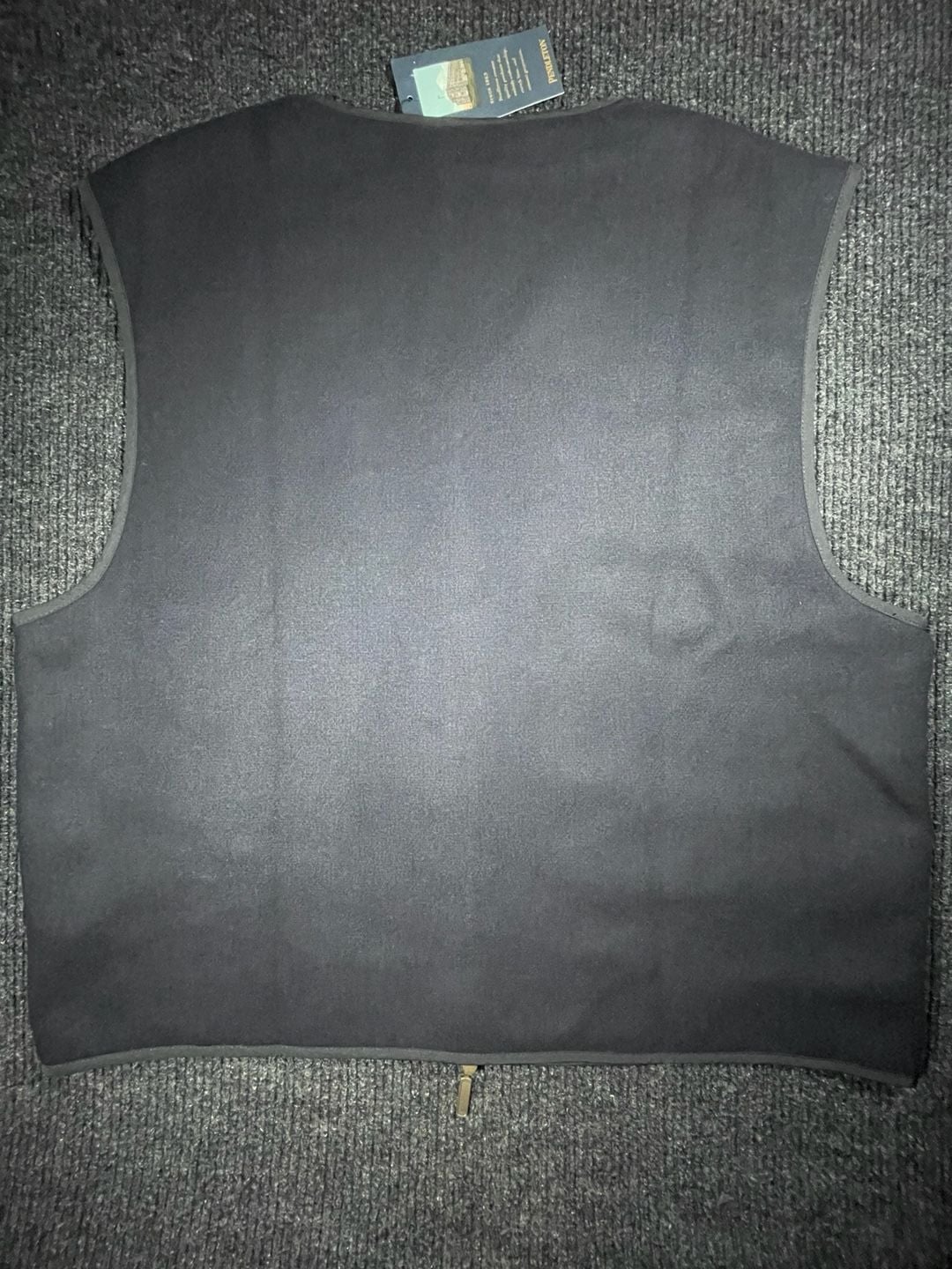 Pendleton The Journey West Collection Vest NWT Size XL Black Full Zip 6