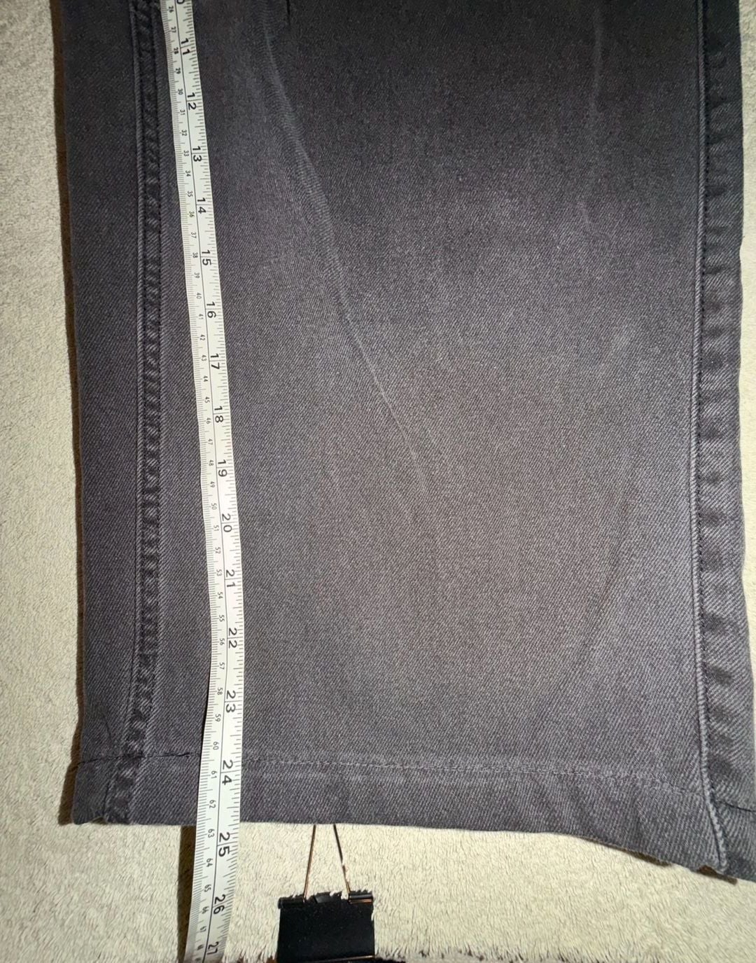 Vans Barrel Jeans Size 27 Black Denim Relaxed Wide Leg Pants Baggy Skater Jeans 7