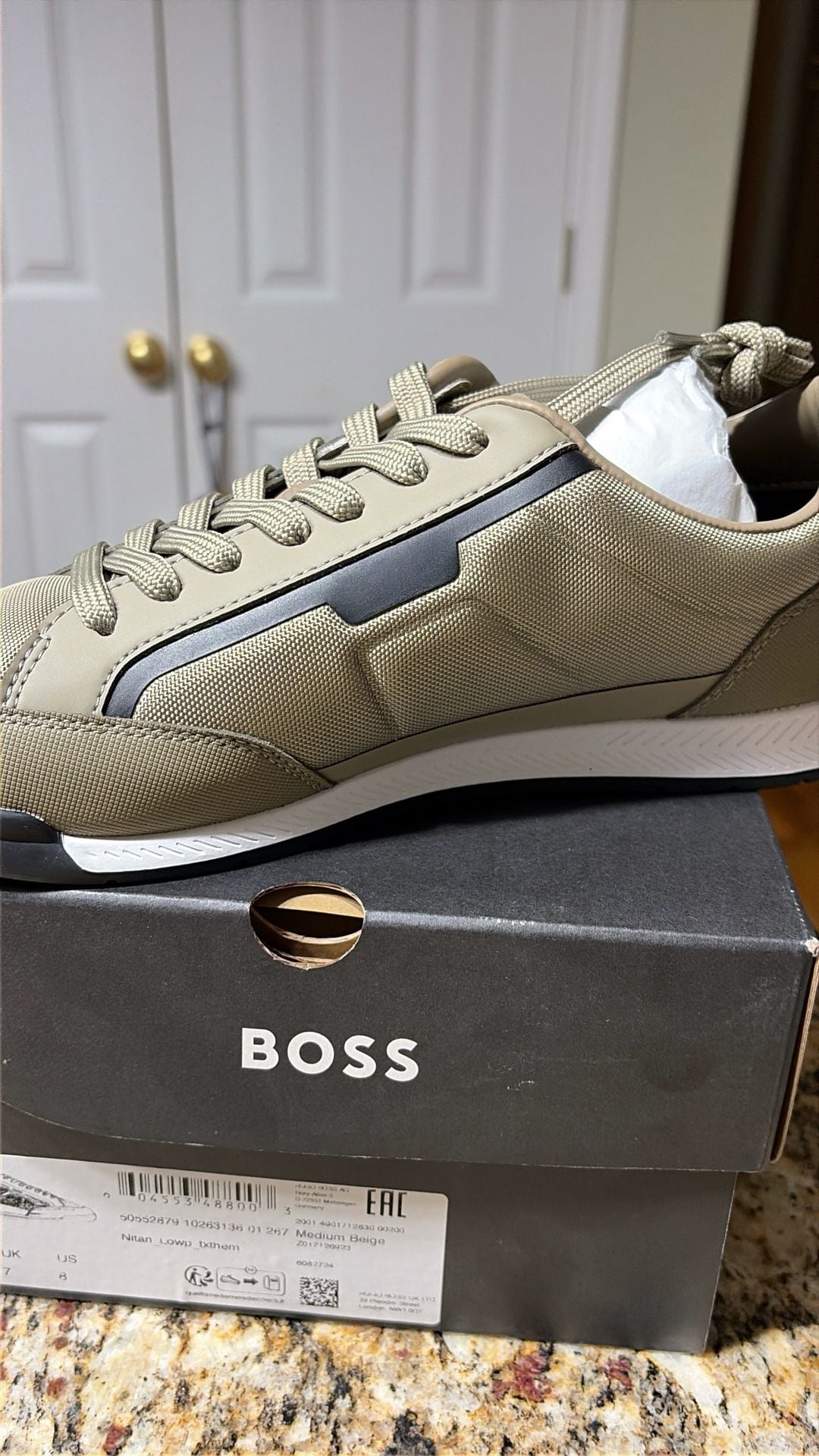 Hugo Boss Parkour Sneakers Beige 4