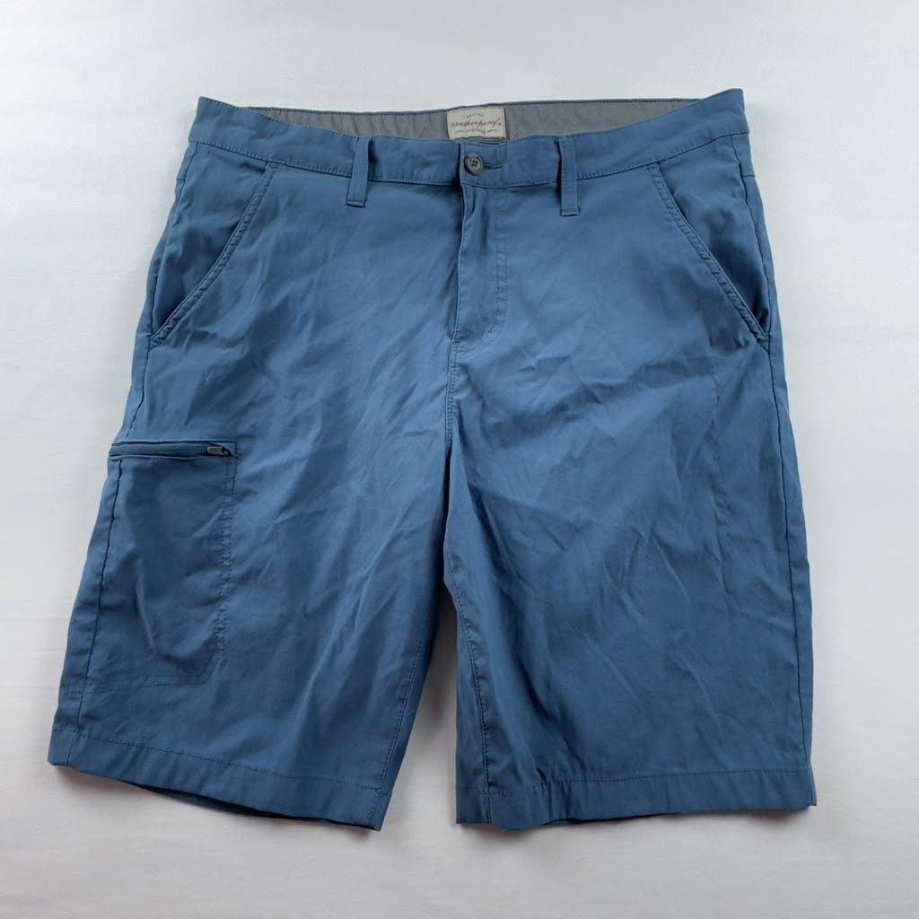 Weatherproof Vintage Regular Fit Shorts Size 36 Blue Nylon 2