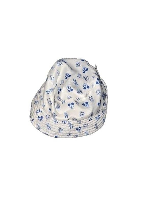 Disney Mickey Mouse Reversible Bucket Hat Blue White 2