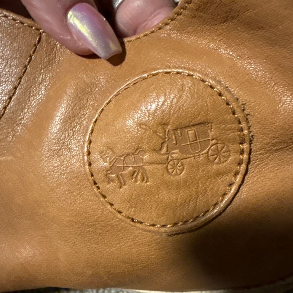 Coach High Top Sneakers Tan Leather 10.5 4