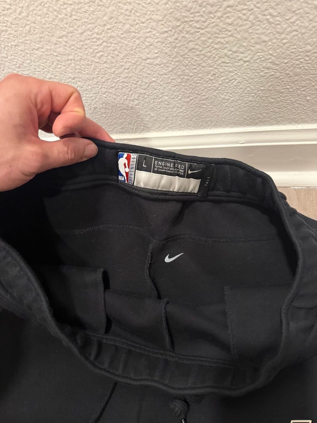 Nike LA Lakers Tech Fleece Sweatpants Black Size Large 4