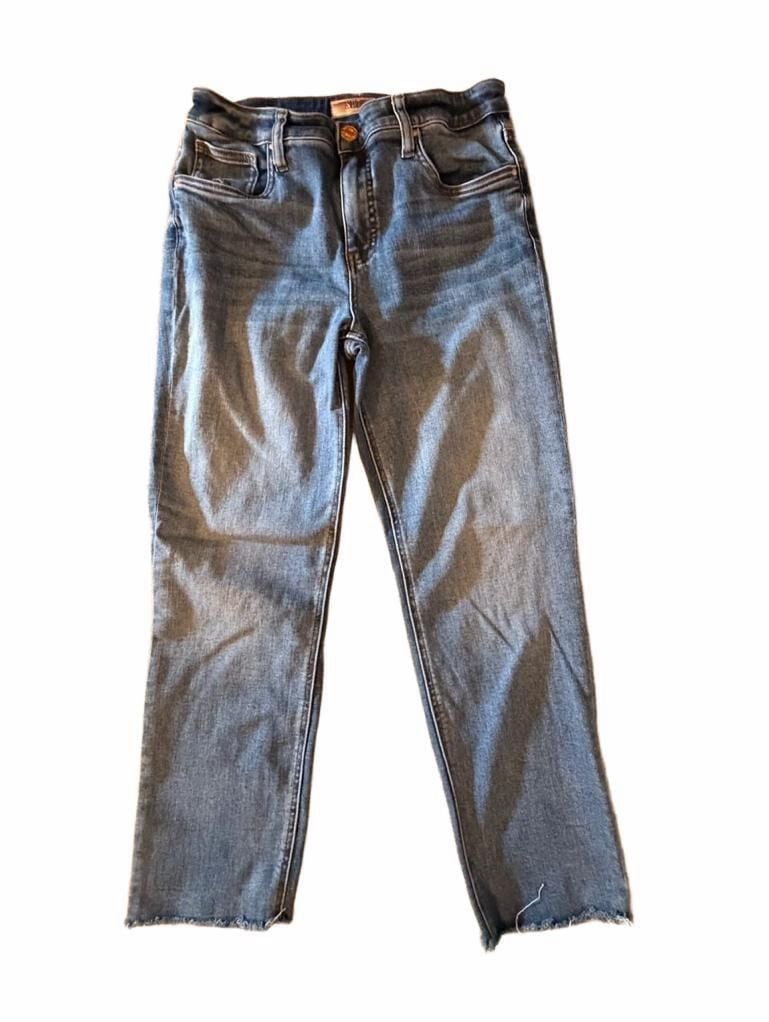 KUT From The Kloth Straight Leg Jeans Size 8 Blue Denim 2