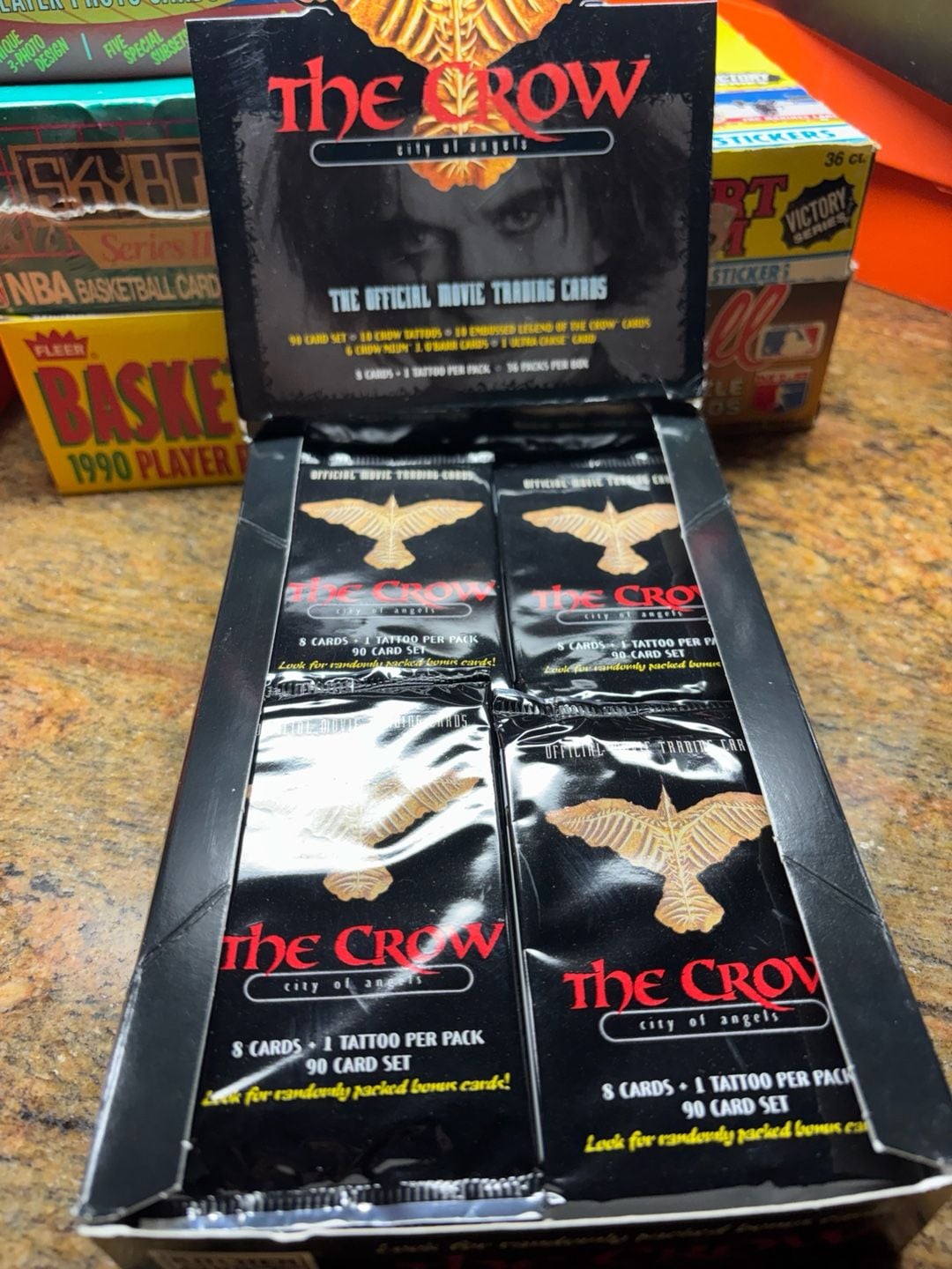 The Crow City Of Angels Trading Card Packs Lot Of 3 Sealed 4