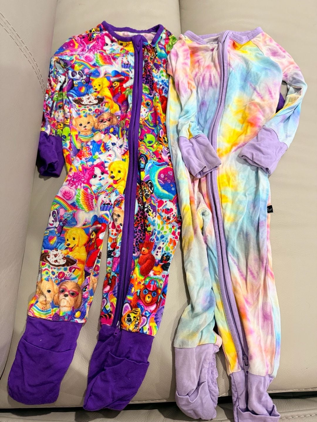 The Sleepy Sloth And Lisa Frank Showstoppers Zippy Sleepers Size 6-12M 1