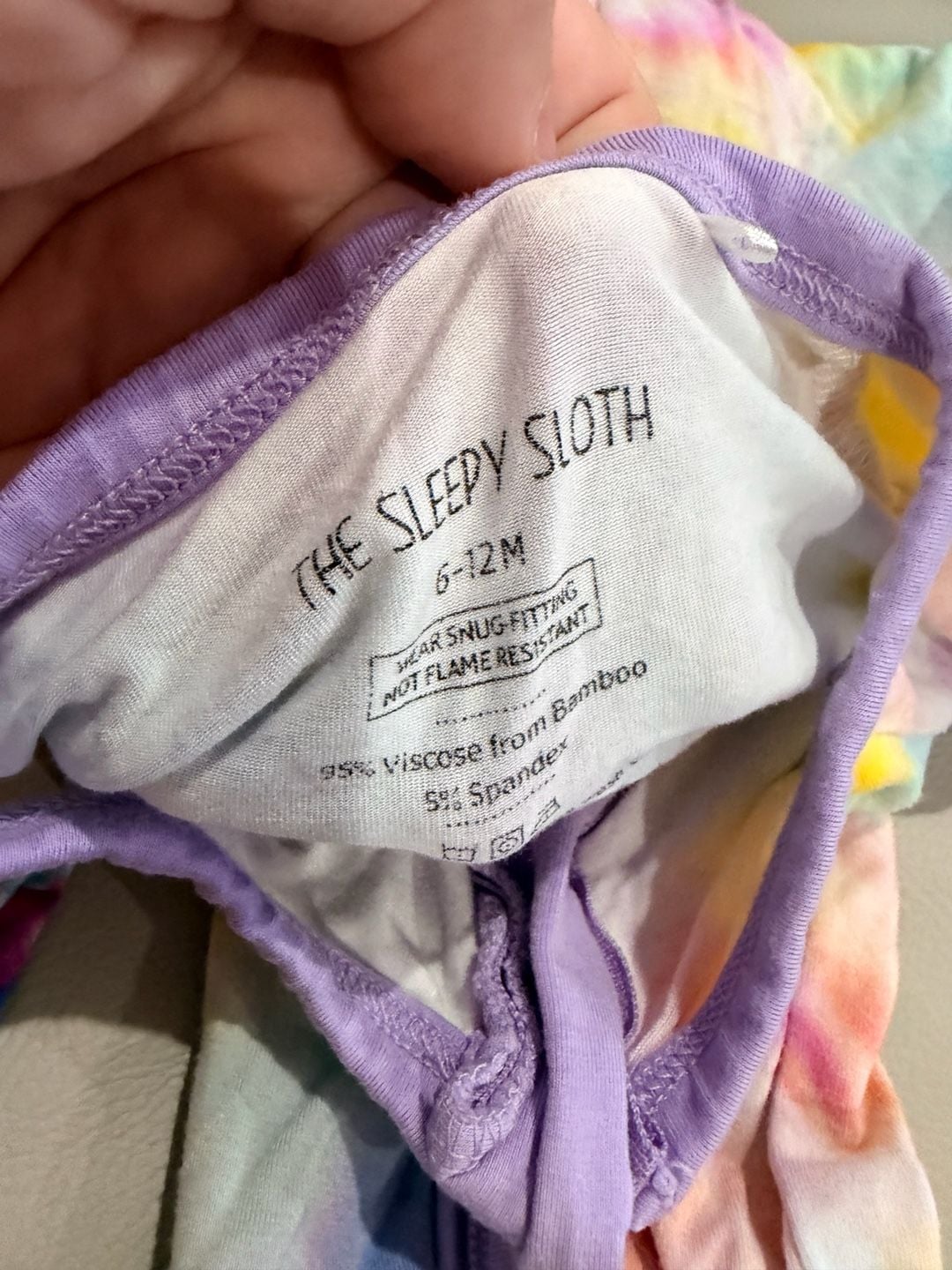 The Sleepy Sloth And Lisa Frank Showstoppers Zippy Sleepers Size 6-12M 2