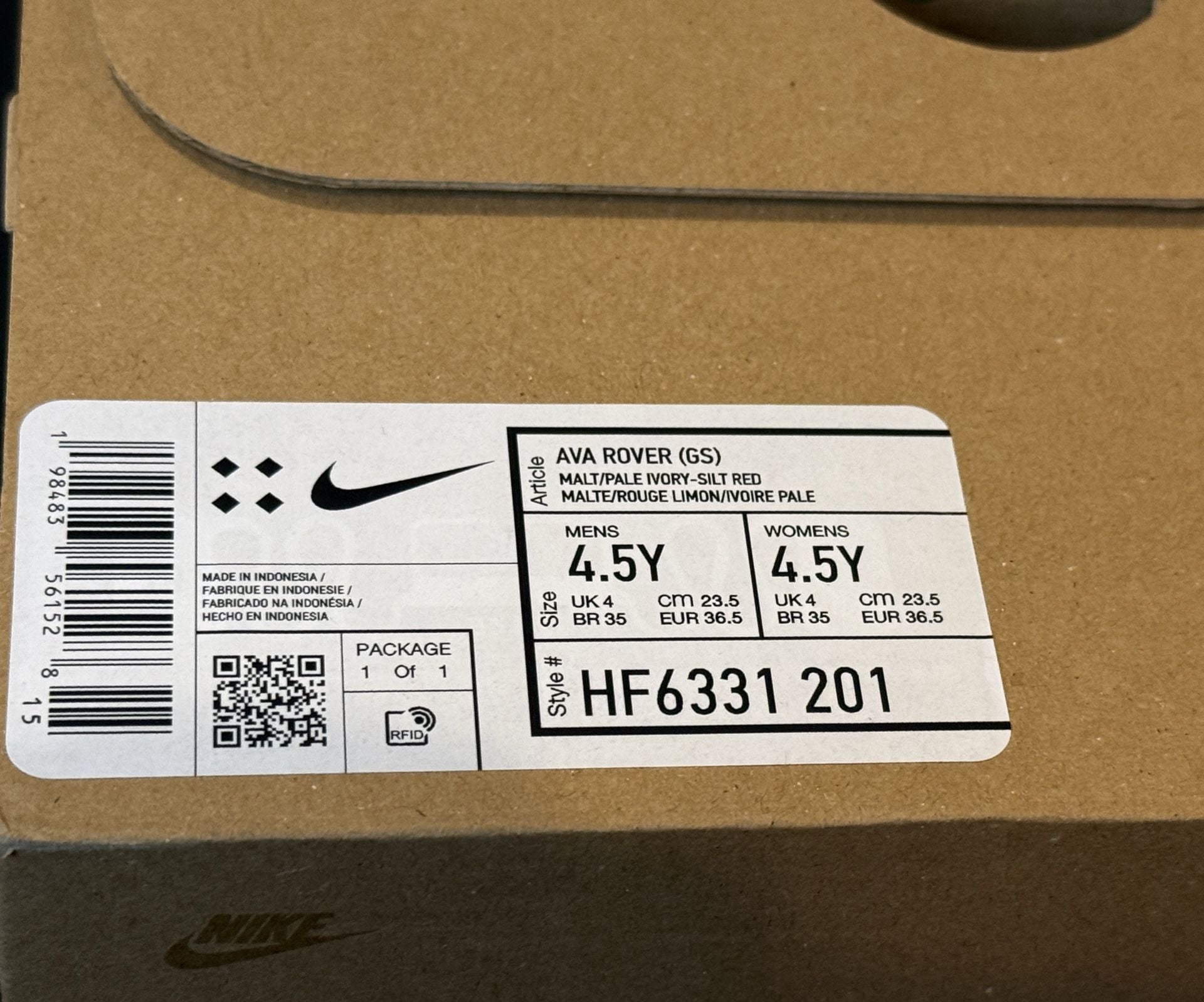 Nike React Sneaker Size 4.5Y Pink/Grey 8