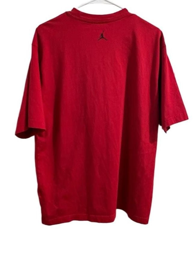 Jordan GOAT Graphic T-Shirt Size Large Red Short Sleeve 4