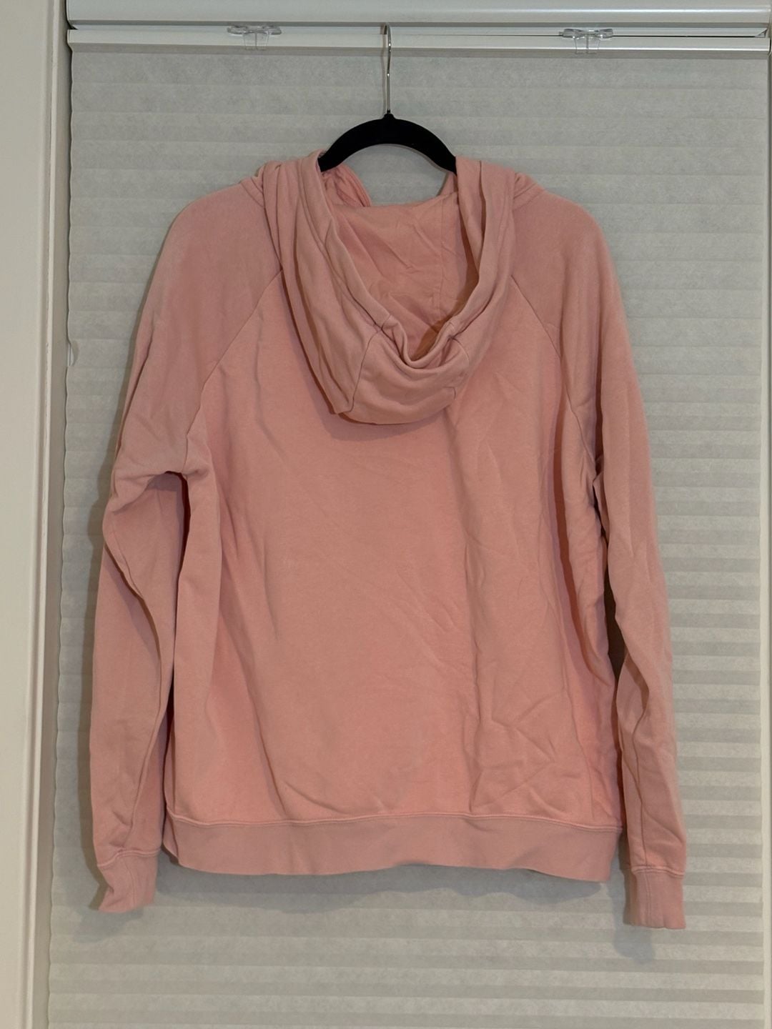 Nike Hoodie Sweatshirt Size L Pink Funnel Neck Pocket 6