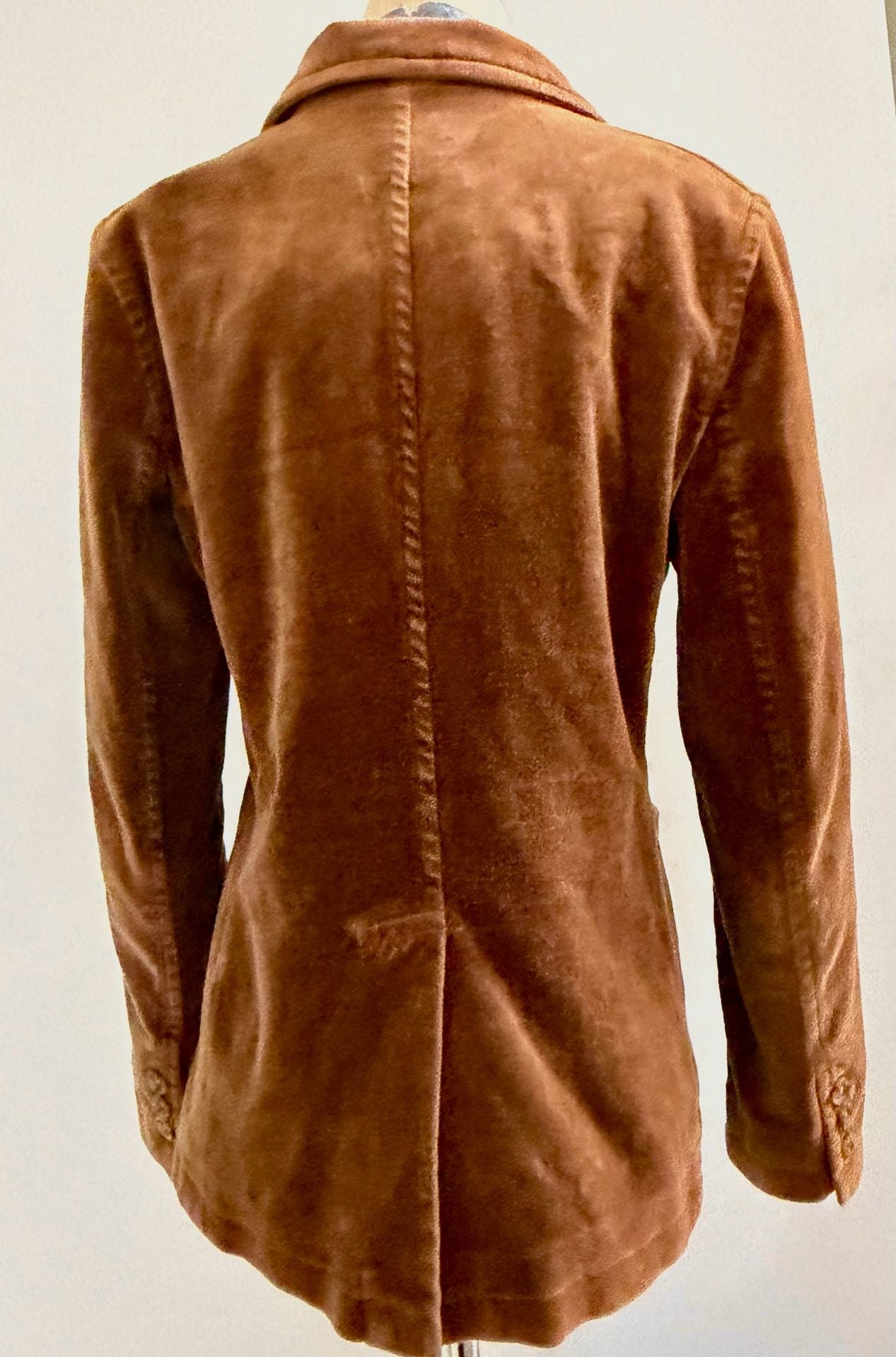 Vintage 2000 Y2K Velvet Fitted Jacket by Gap 5
