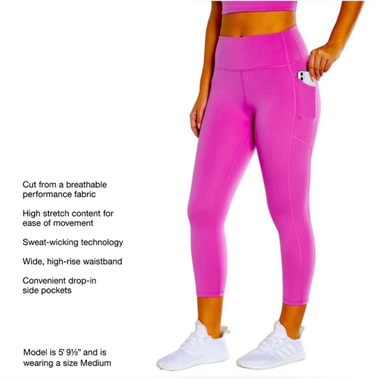 GapFit Pink Racerback Sports Bra/leggings set Activewear set m/L (runs small) 11