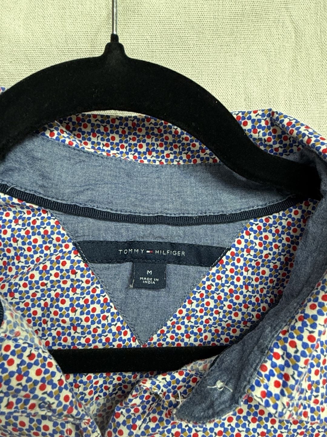 Tommy Hilfiger Floral Long Sleeve Button-Down Shirt Size M 5