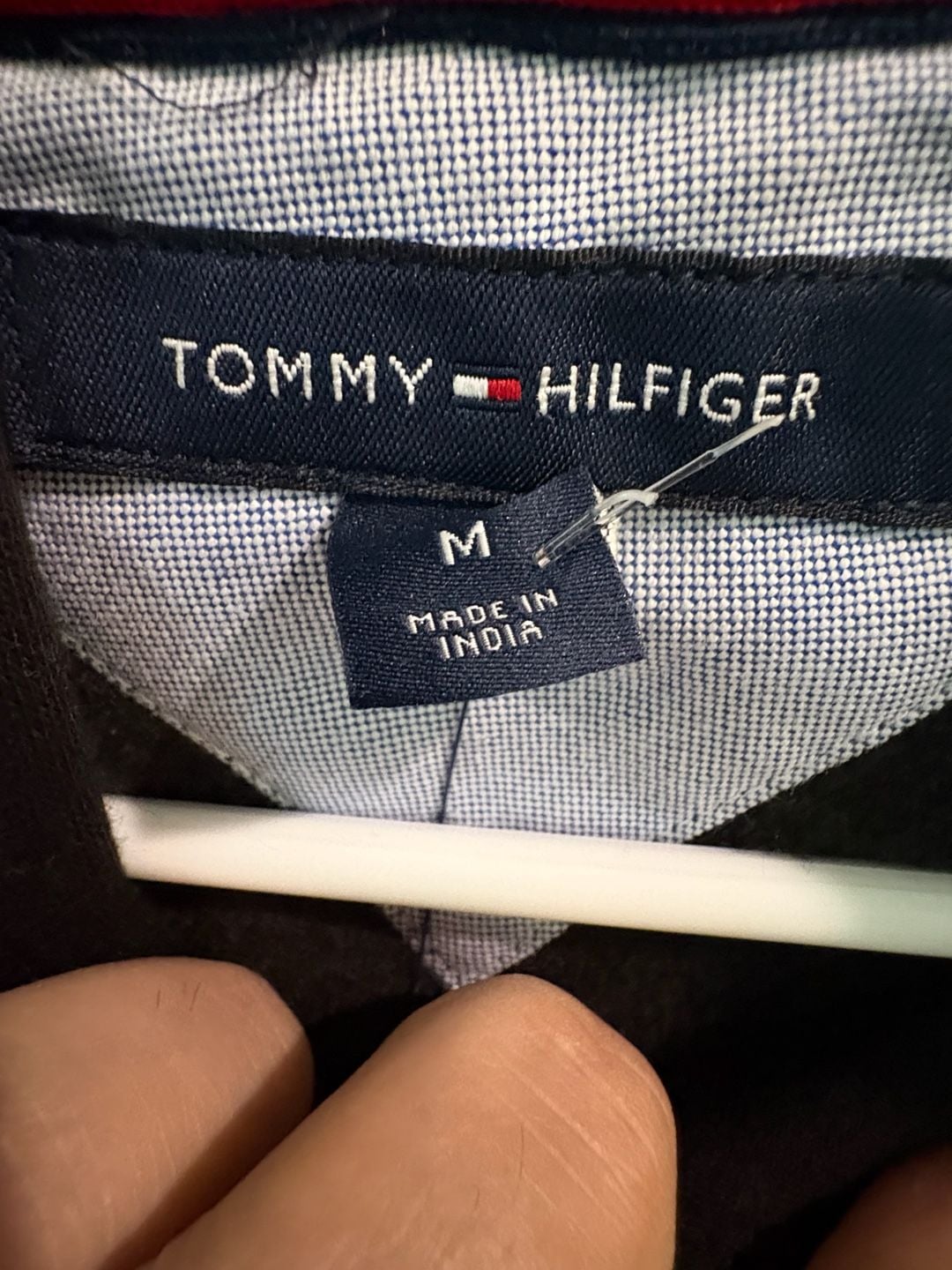 Tommy Hilfiger Colorblock Logo Hoodie Black 9