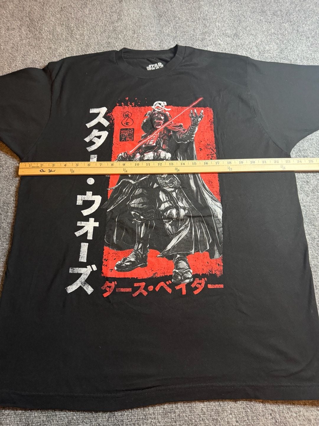 Mad Engine Star Wars Darth Vader Samurai T-Shirt XL Black 4